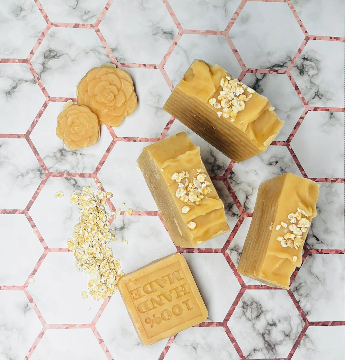 Summer Lovin Soap (Made with oat milk and honey)