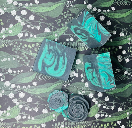 Dark Forest Soap (made with Aloe and activated charcoal)