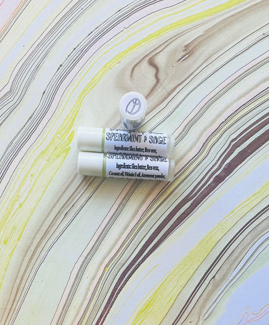 Spearmint & Sage Lip Balm