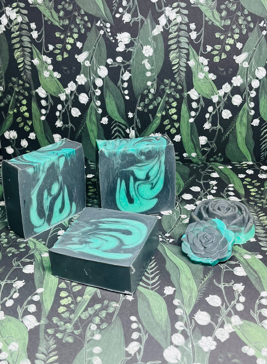 Dark Forest Soap (made with Aloe and activated charcoal)