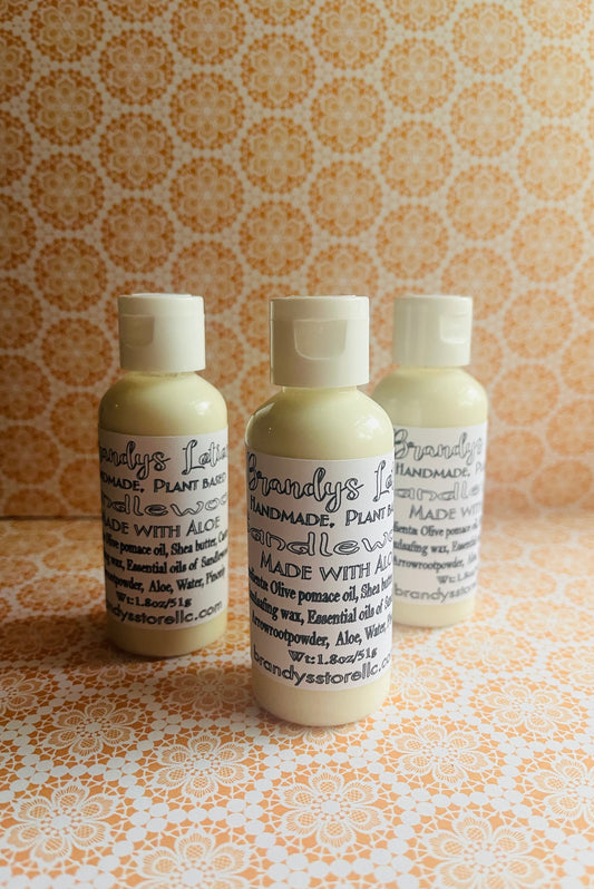 Sandalwood lotion (made with aloe)