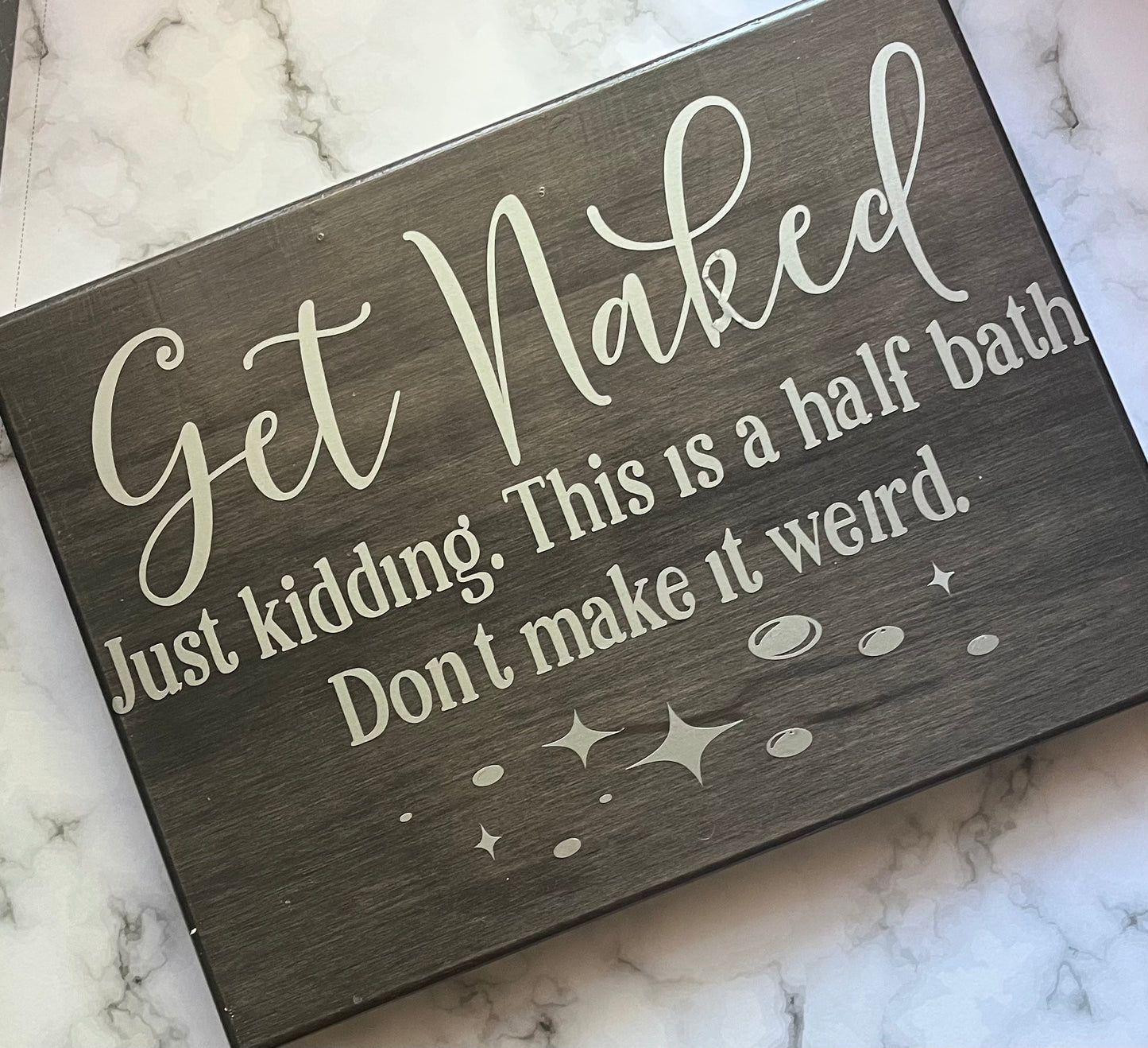 Get Naked (Novelty sign)