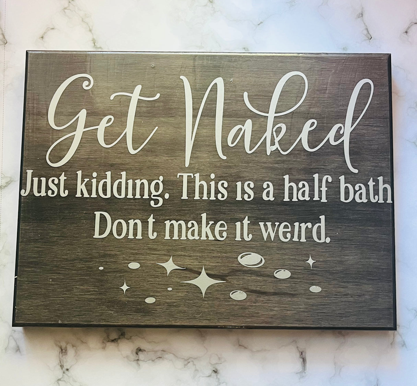 Get Naked (Novelty sign)