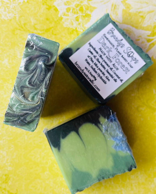 Dark Forest Soap (made with Aloe and activated charcoal)