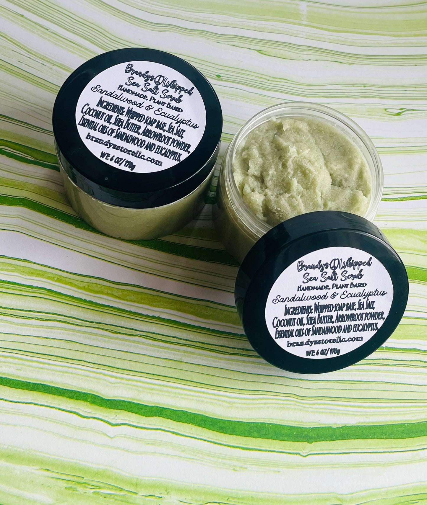 Sandalwood & Eucalyptus Sea Salt Scrub