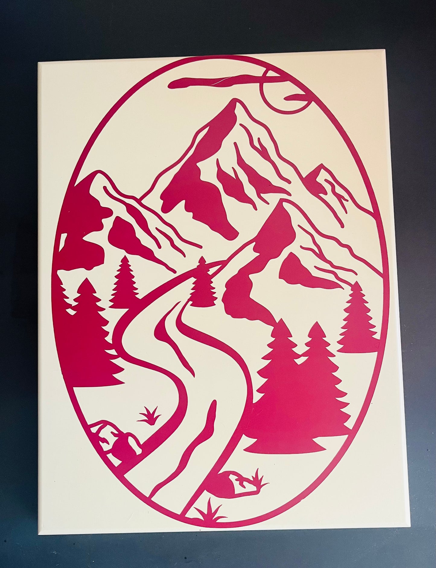 Mountain Scene (Novelty Sign)