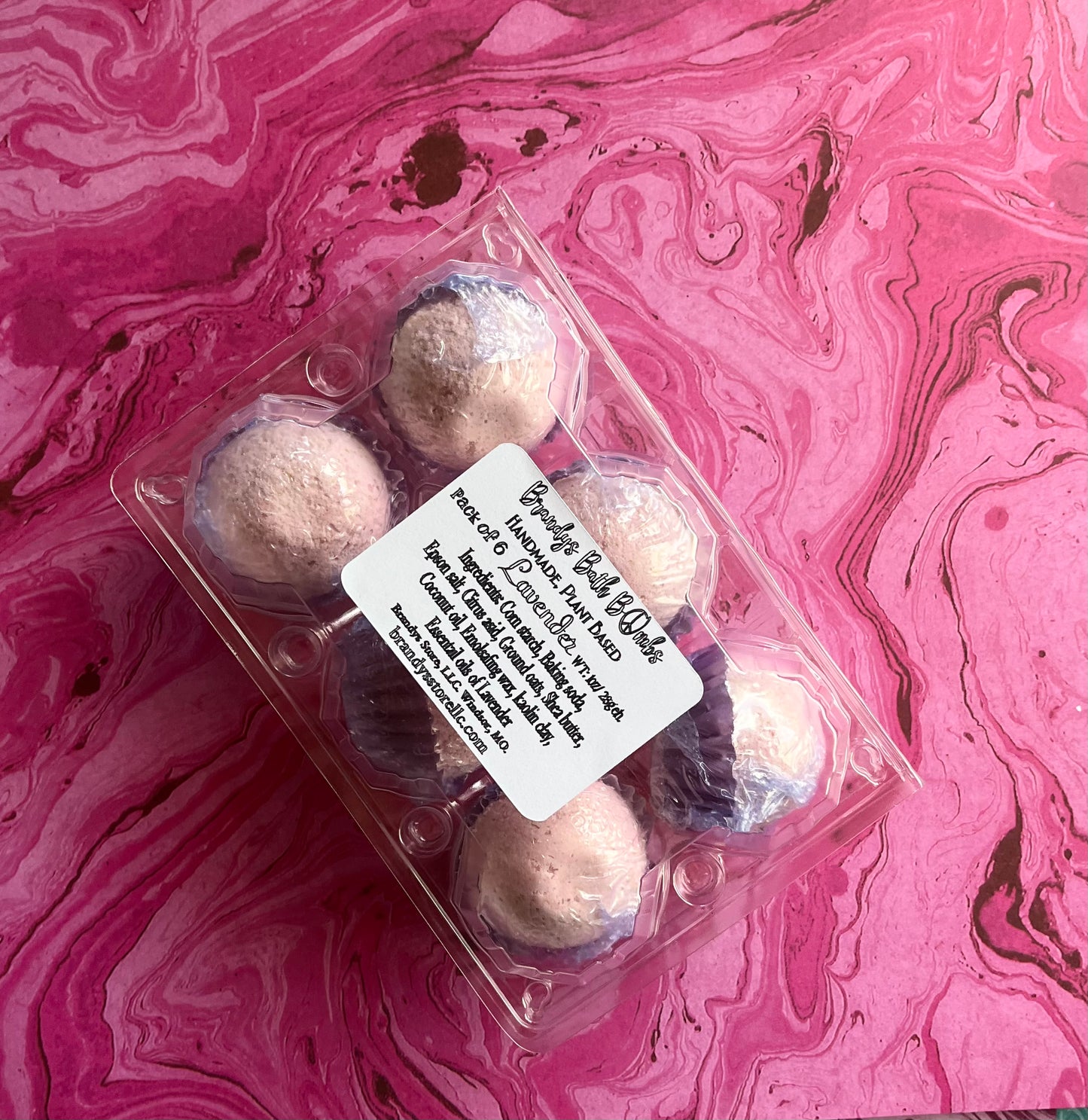 Mini Lavender Bath Bomb (6 pack)