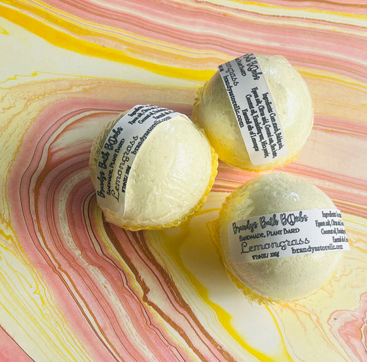 Lemongrass Bath Bombs