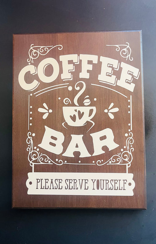 Coffee bar #2 (Novelty Sign)