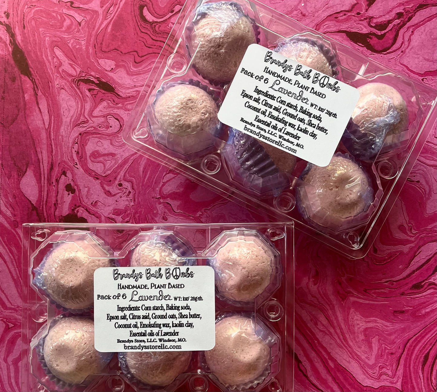 Mini Lavender Bath Bomb (6 pack)