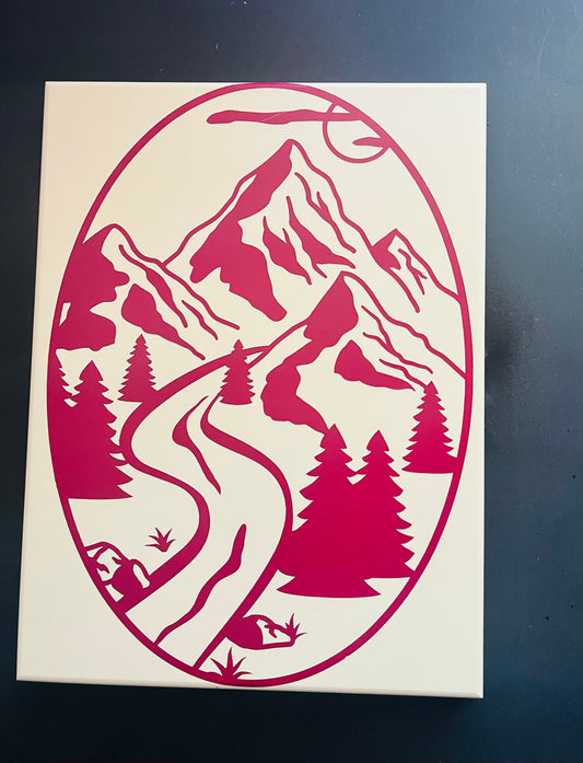 Mountain Scene (Novelty Sign)