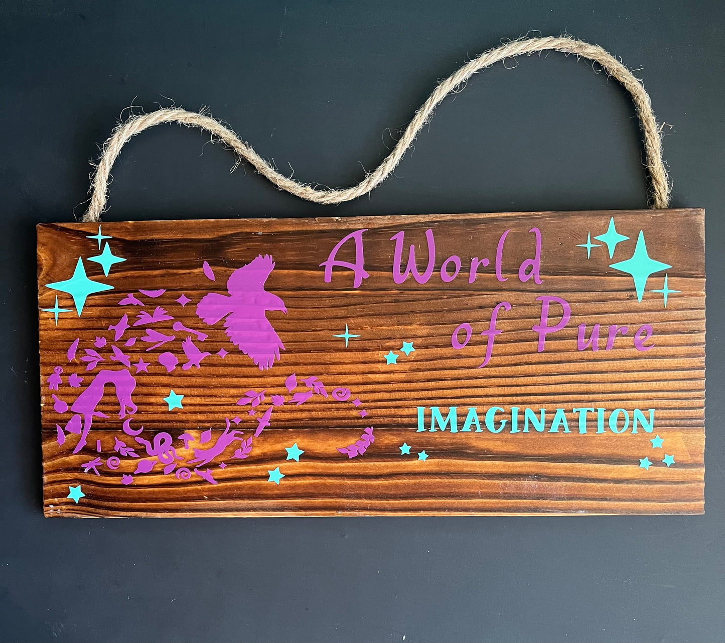 A world of pure imagination (Novelty Sign)