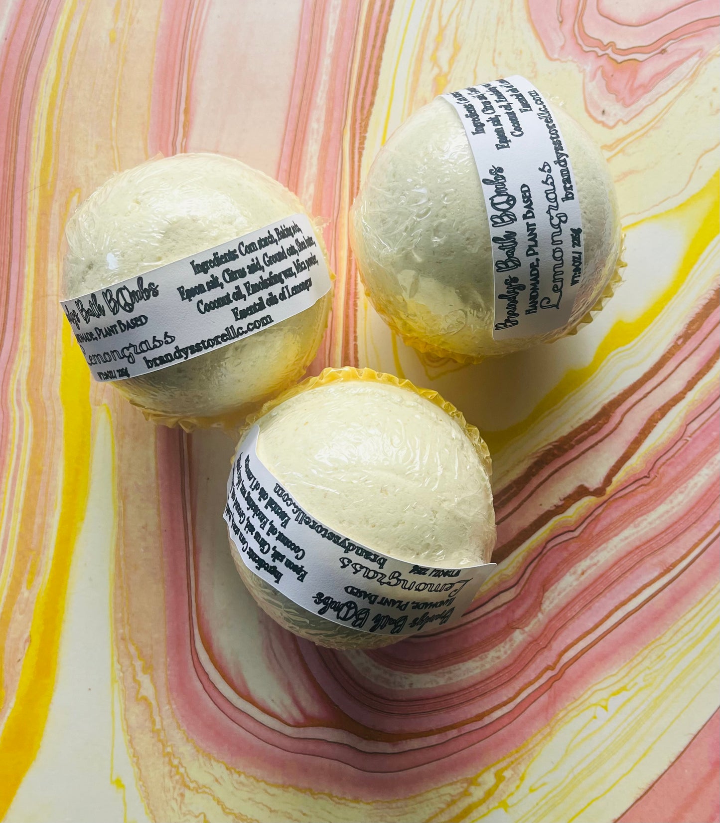 Lemongrass Bath Bombs