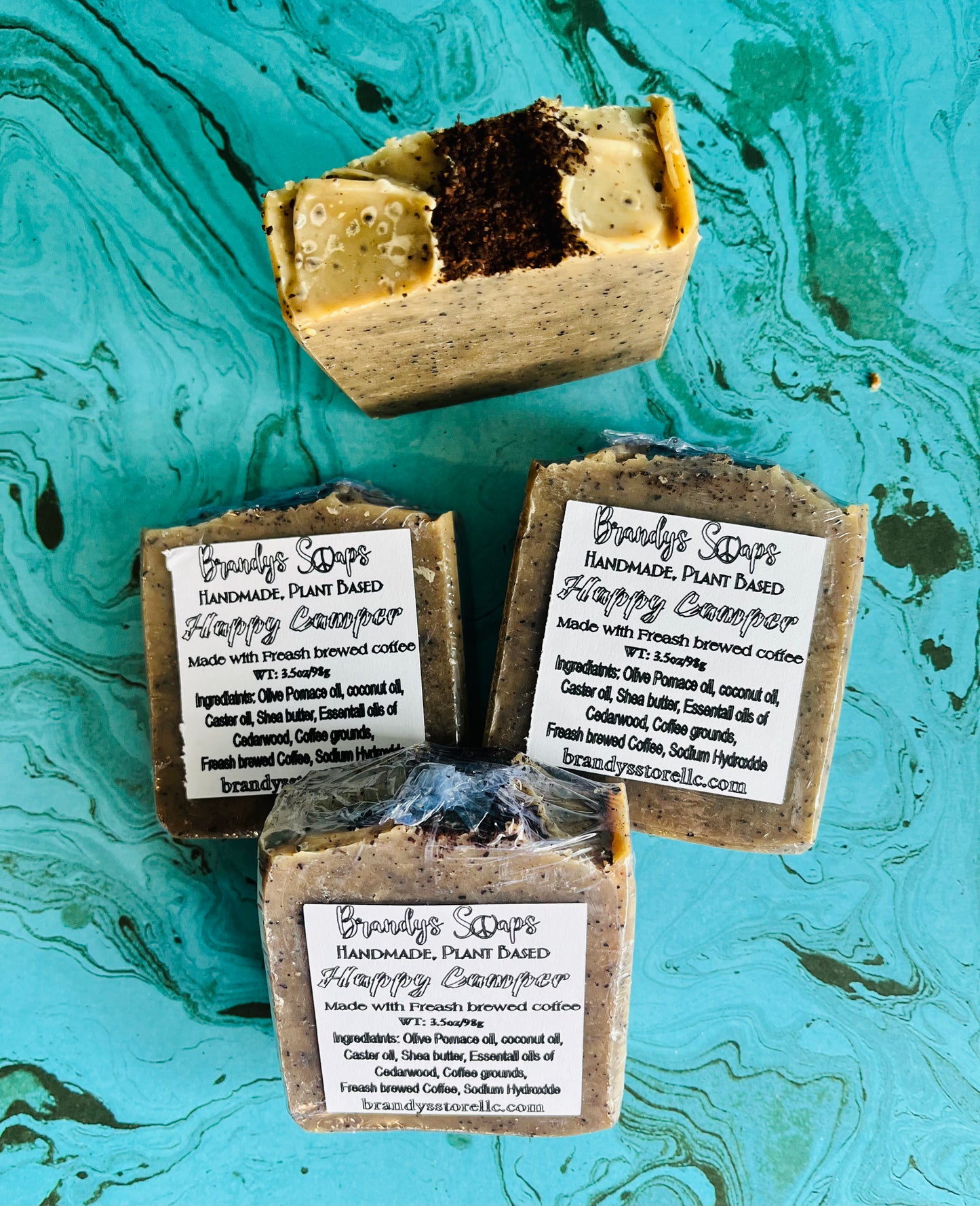 Happy Camper Soap (Made with Fresh Brewed Coffee)